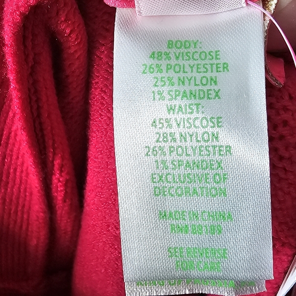 LILLY PULITZER LIZONA SWEATER SKIRT PENCIL STYLE KNIT POINSETTIA - Picture 7 of 8